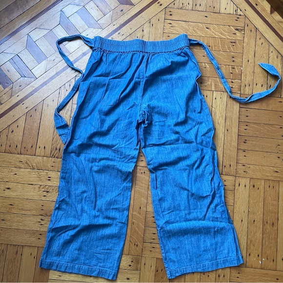 J. Crew Cotton/Linen Blend Cropped Culottes - Picture 9 of 10